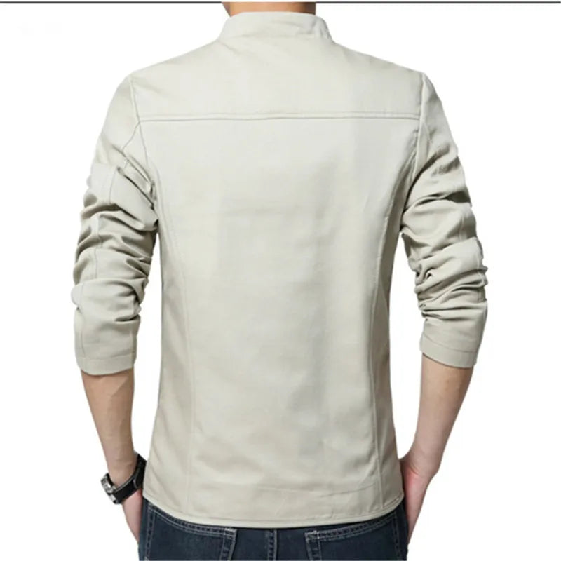 Men's Slim Stand-Collar Jacket