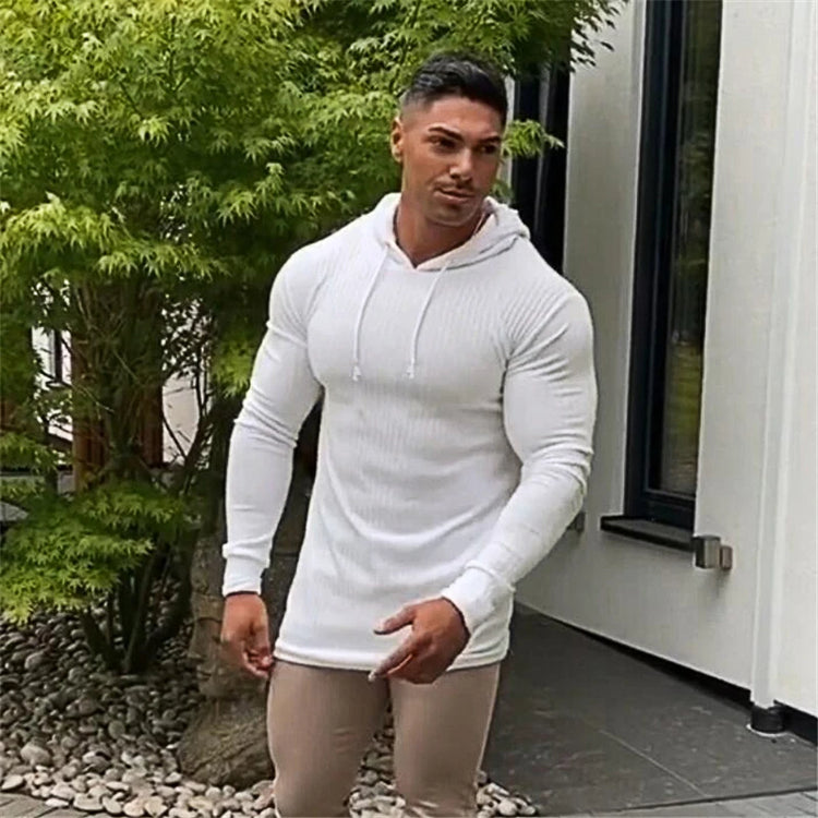 Men's Hooded Turtleneck Sweater