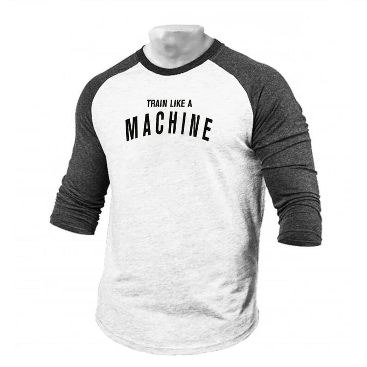 Men's Three-Quarter Sleeve Printed T-Shirt