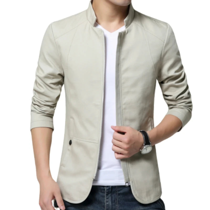 Men's Slim Stand-Collar Jacket