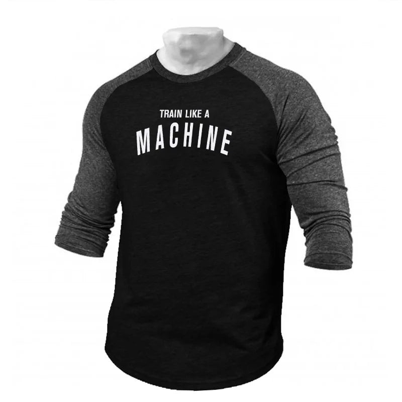 Men's Three-Quarter Sleeve Printed T-Shirt