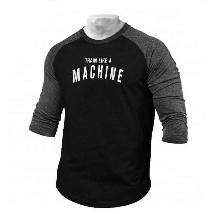 Men's Three-Quarter Sleeve Printed T-Shirt