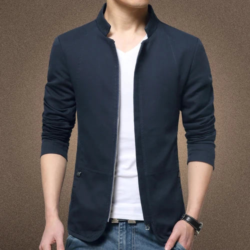 Men's Slim Stand-Collar Jacket