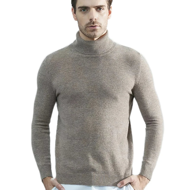 Men's Thick Turtleneck Sweater