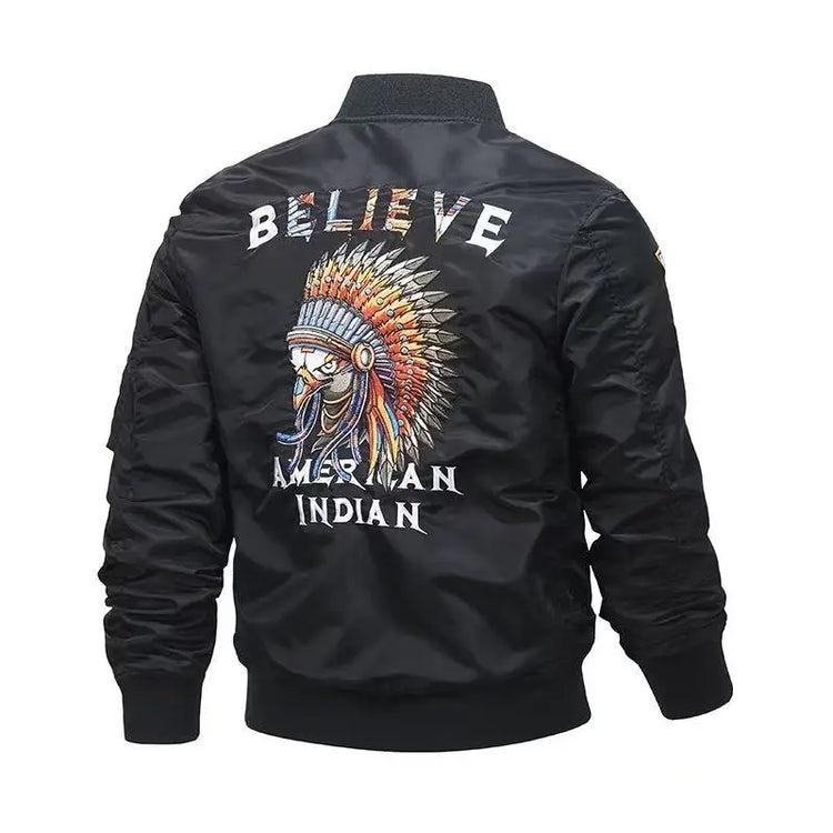 Men's Motorcycle Bomber Jacket