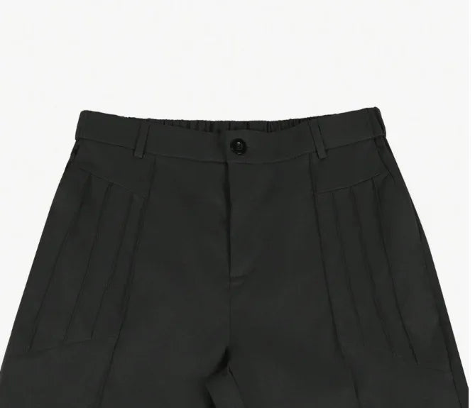 Men's Pleated Slim-Fit Pants