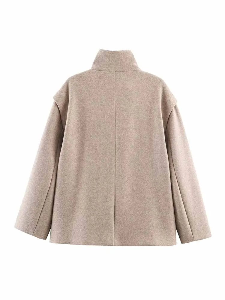 High-Collar Short Jacket