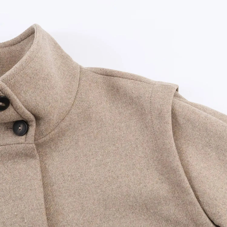 High-Collar Short Jacket