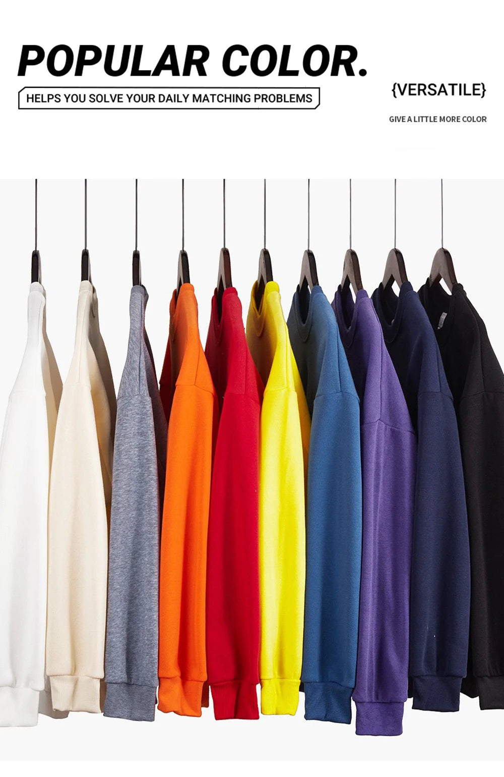 Men's Loose Pullover Sweatshirt Top