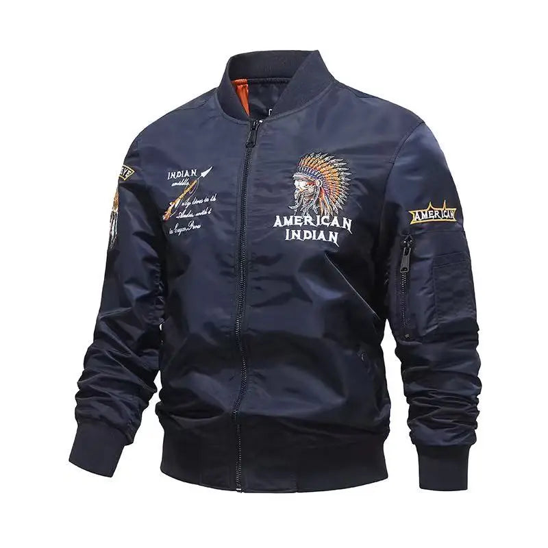 Men's Motorcycle Bomber Jacket