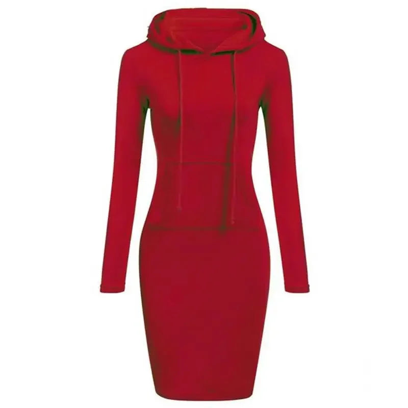 Hooded Sweatshirt Dress