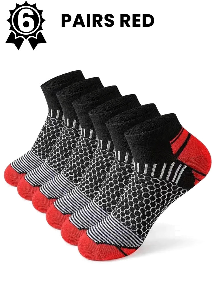 Men's Athletic Ankle Socks, 12 Pairs