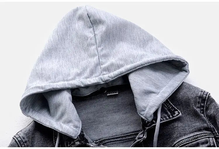 Slim Cropped Denim Jacket