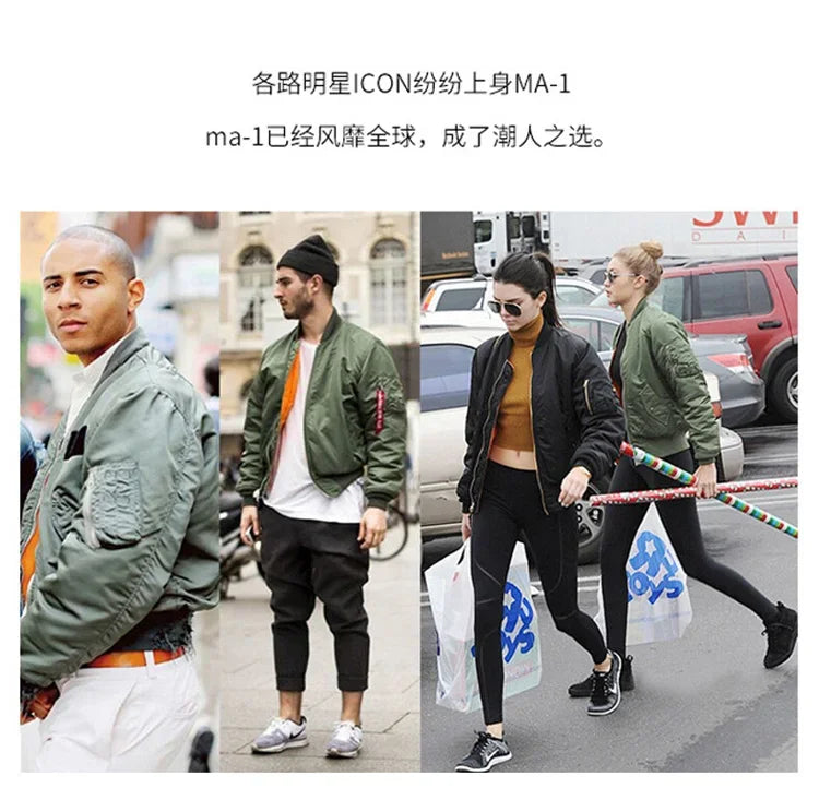 Men's Motorcycle Bomber Jacket
