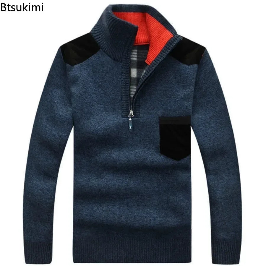 Men's Half-Zip Fleece Sweater