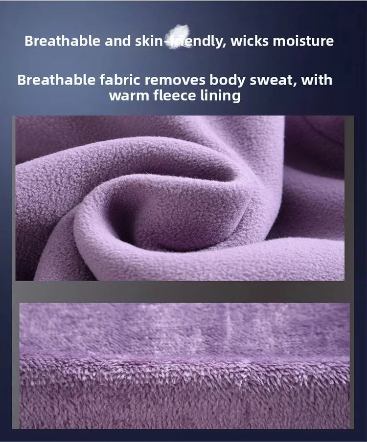 Thickened Fleece Jacket Women's Autumn Winter Casual Loose Windproof Warm Stand Collar Fleece Lined Coat for Mom Outdoor Camp...