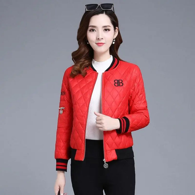 Quilted Bomber Jacket