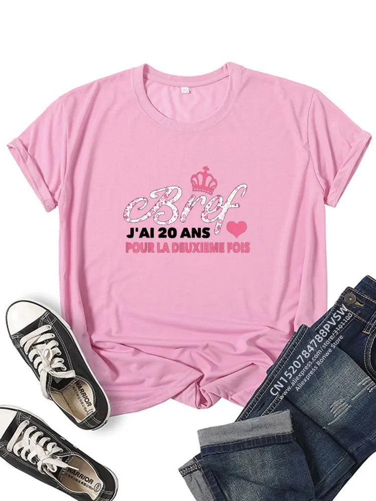 20th Birthday Graphic Tee Top
