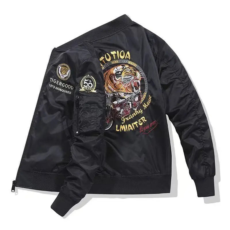 Men's Motorcycle Bomber Jacket