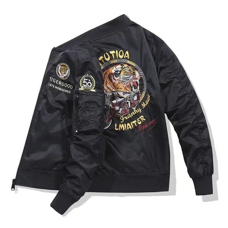 Men's Motorcycle Bomber Jacket