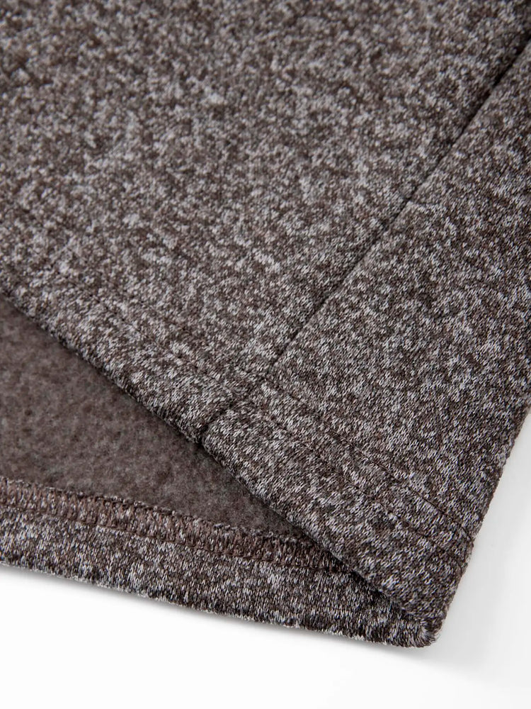 Men's Fleece-Lined Hooded Sweater Coat