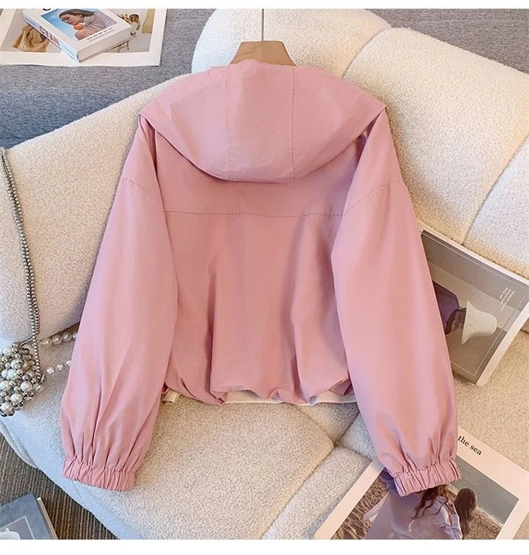 Hooded Windbreaker Jacket