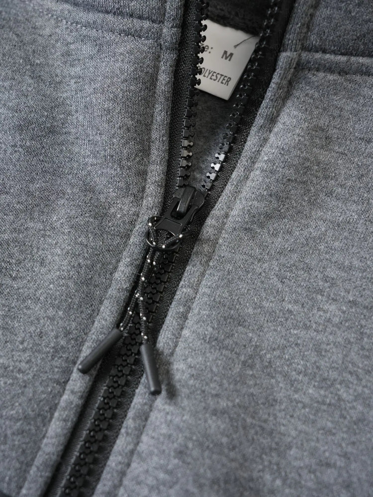 Men's Fleece-Lined Hoodie & Pants Set