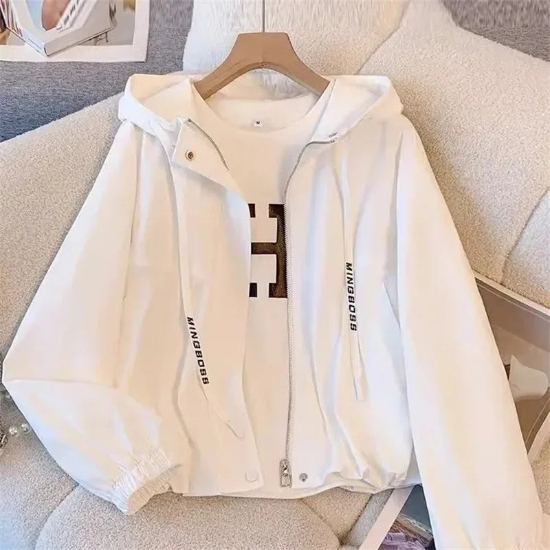 Hooded Windbreaker Jacket
