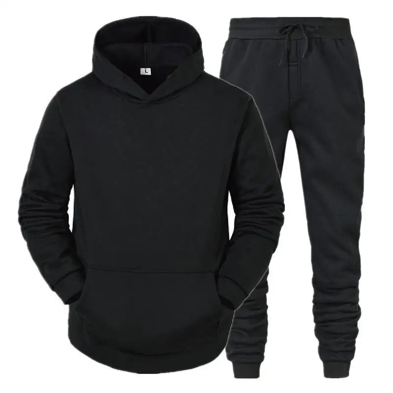 Men's Sporty Hoodie & Pants Set