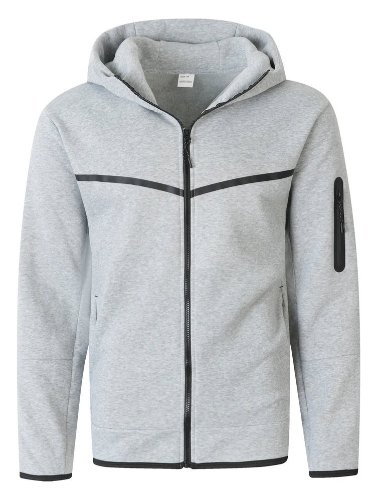 Men's Fleece-Lined Hoodie & Pants Set