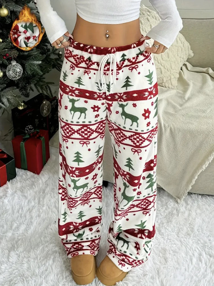 Elastic-Waist Winter Pants