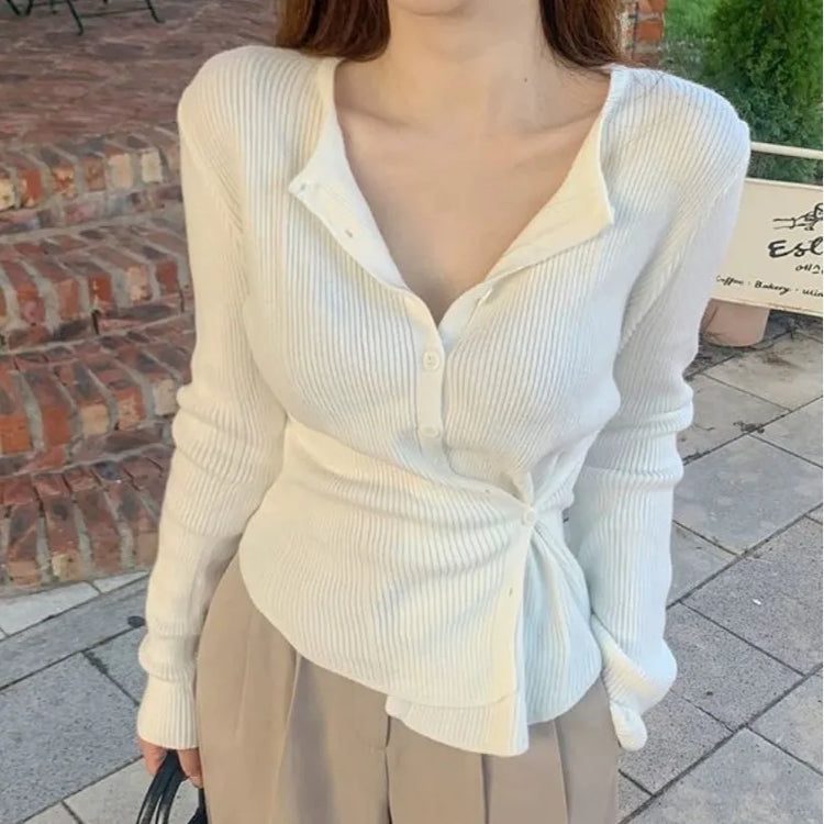 Two-Way Thin Knit Sweater