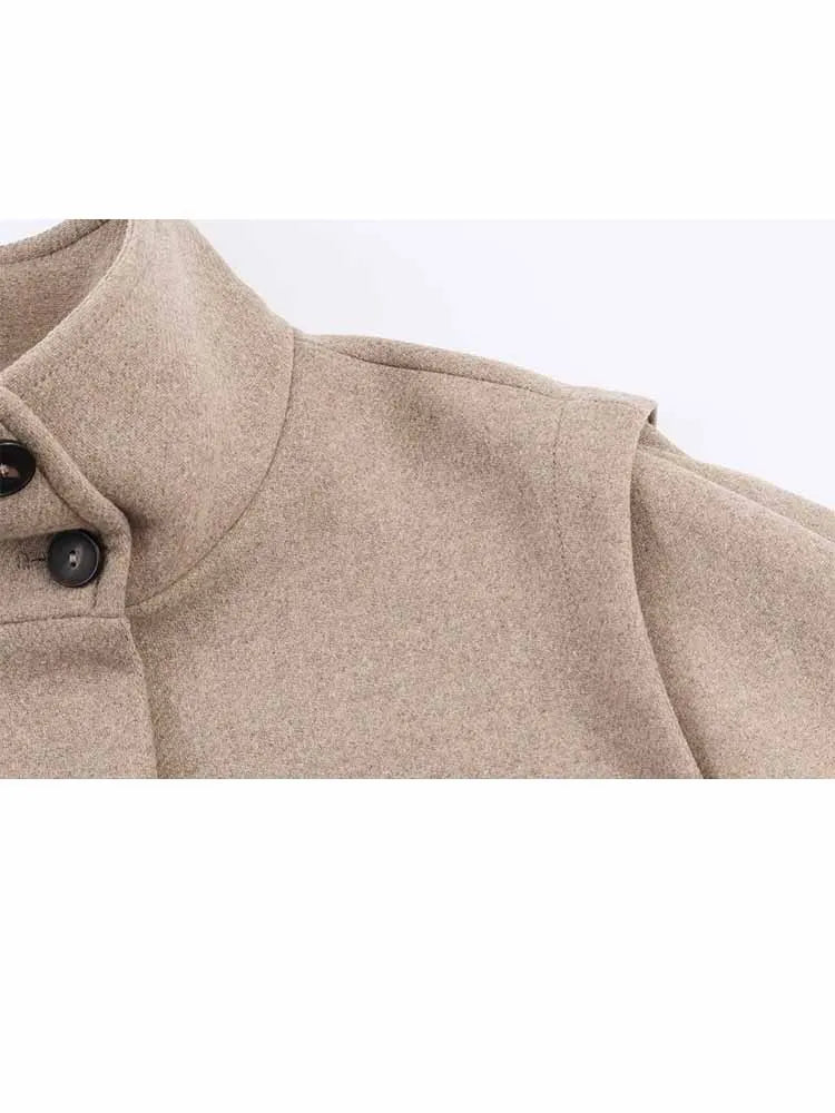 High-Collar Short Jacket