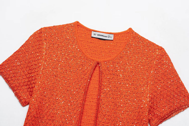 Pearl-Trim Knit Sweater Vest