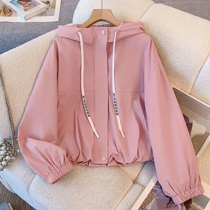 Hooded Windbreaker Jacket