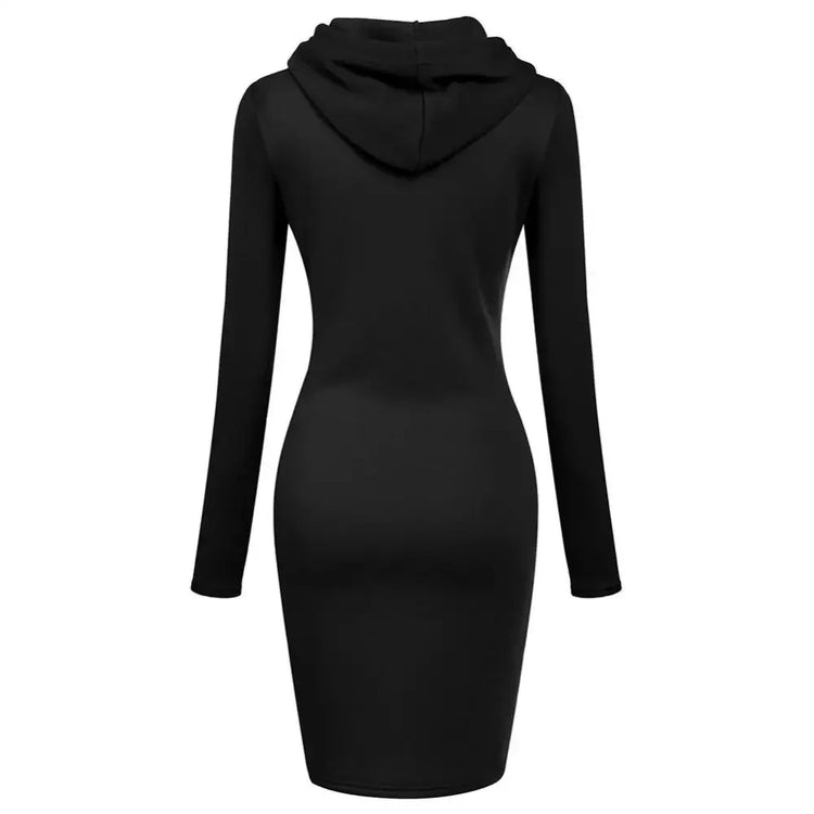 Hooded Sweatshirt Dress