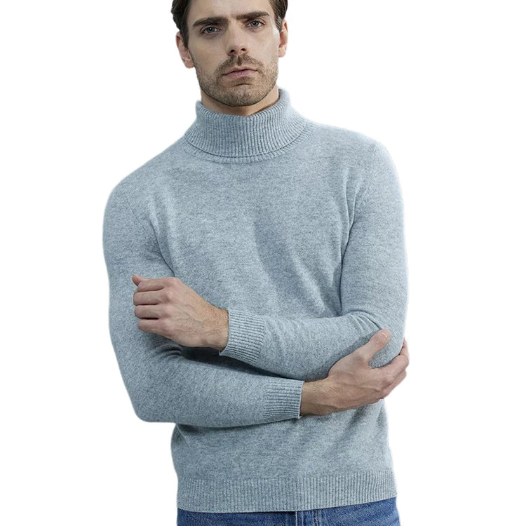 Men's Thick Turtleneck Sweater