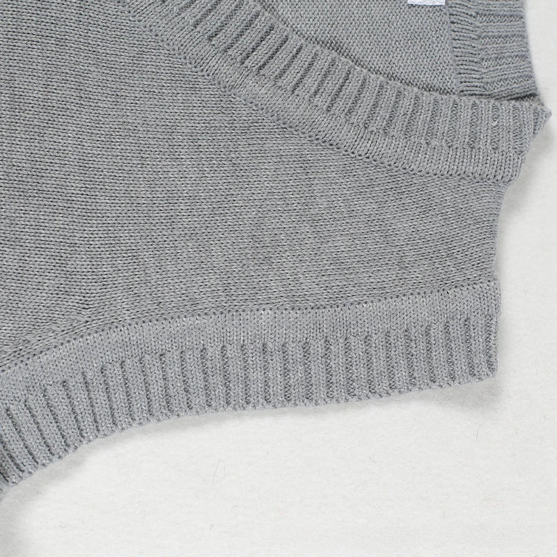 Men's Striped V-Neck Sweater Vest