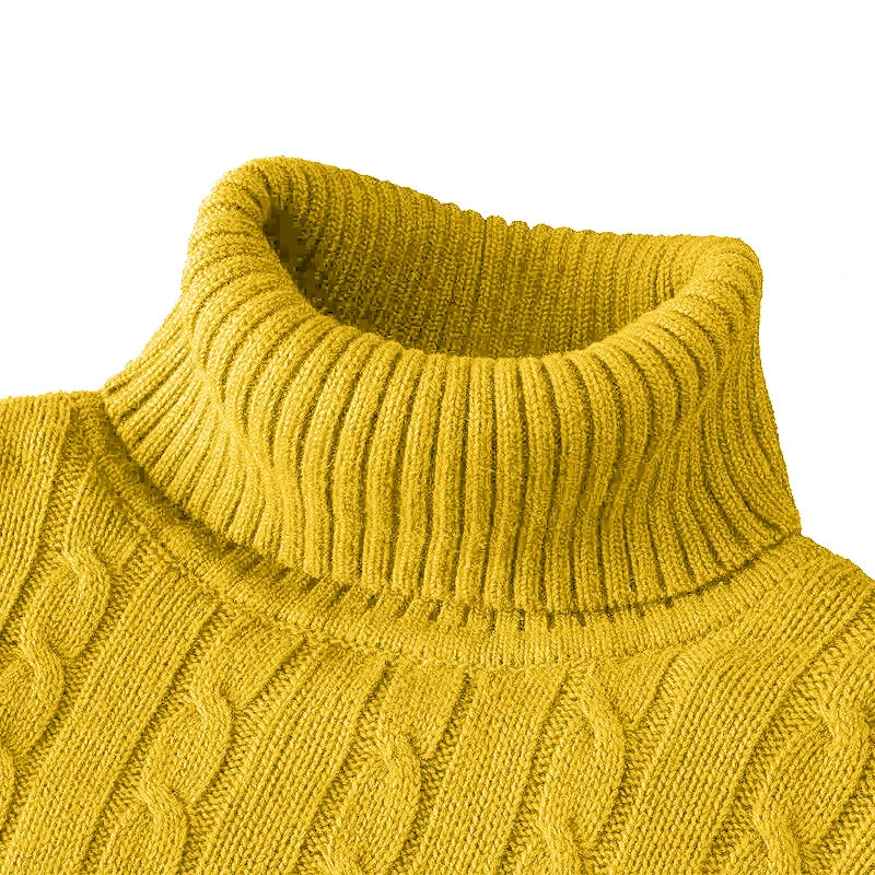 Men's Slim Turtleneck Sweater
