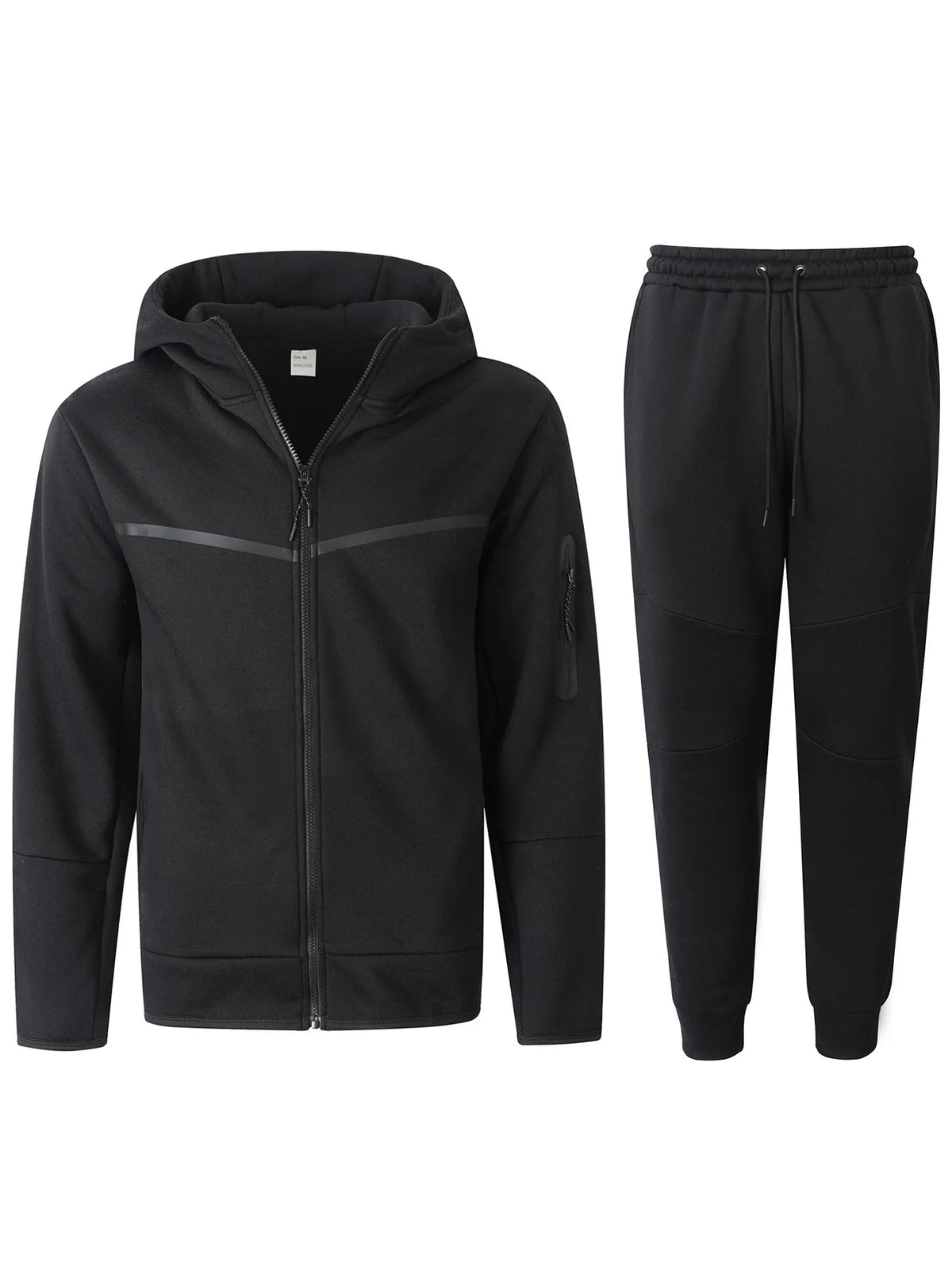 Men's Fleece-Lined Hoodie & Pants Set