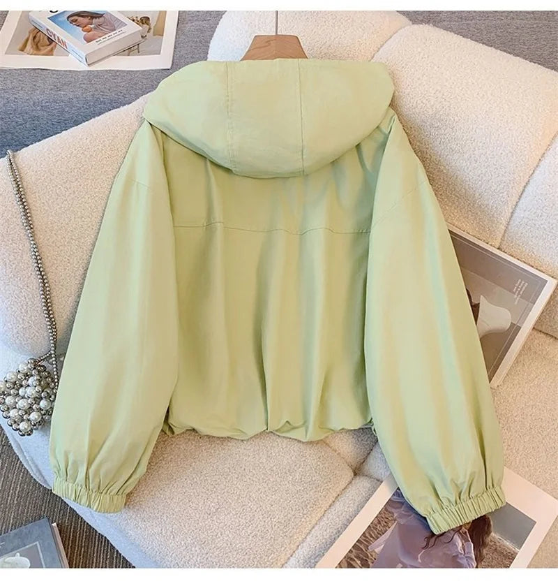 Hooded Windbreaker Jacket