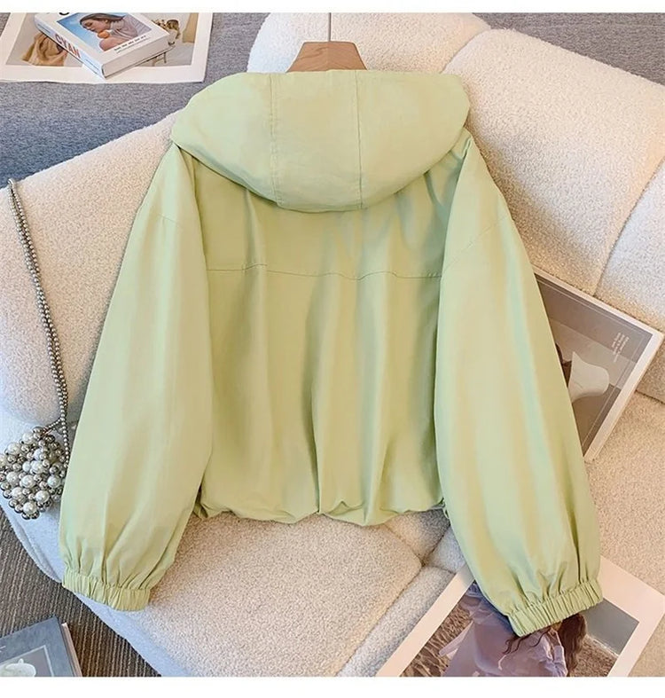 Hooded Windbreaker Jacket