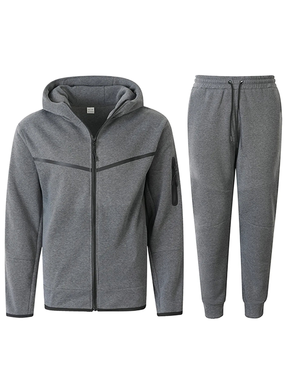 Men's Fleece-Lined Hoodie & Pants Set