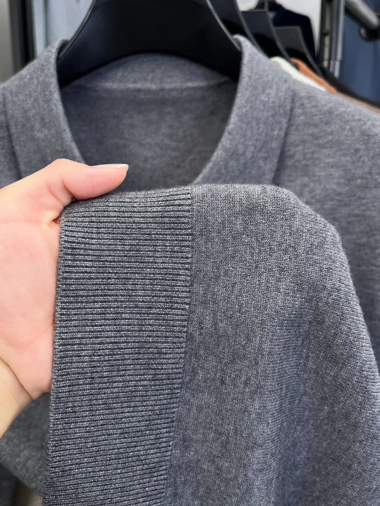 Men's Knit Polo Sweater