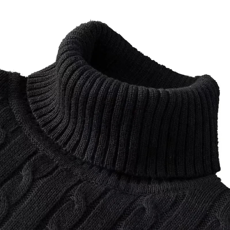 Men's Slim Turtleneck Sweater