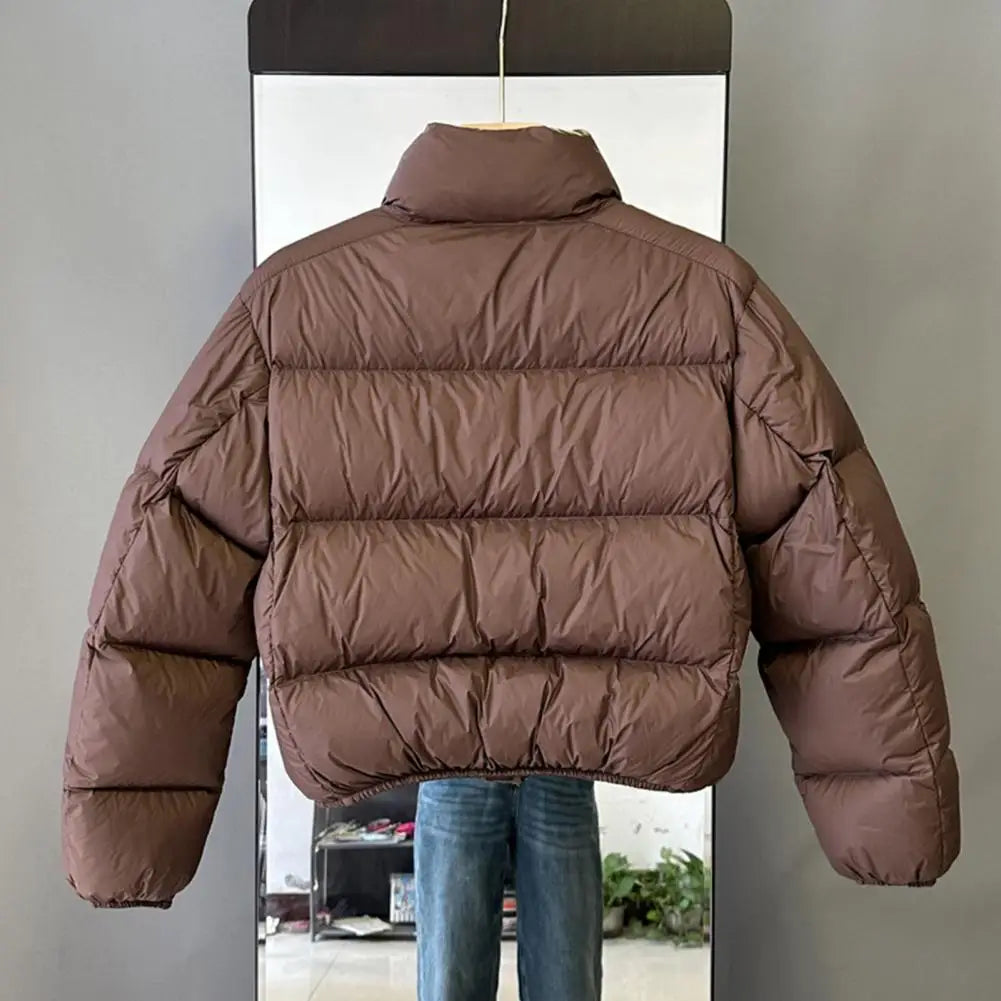 Women Autumn Winter Short Down Jacket Stand Collar Warm Casual Elegant Sleeveless Coats Outdoor Quilted Travel Jackets Clothes