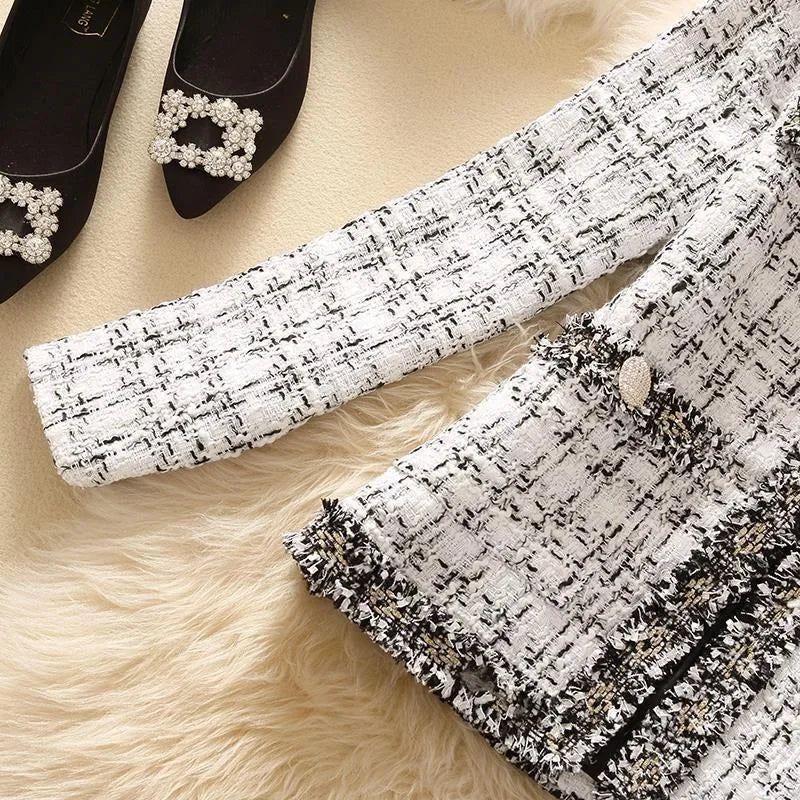 Short Tweed Coat