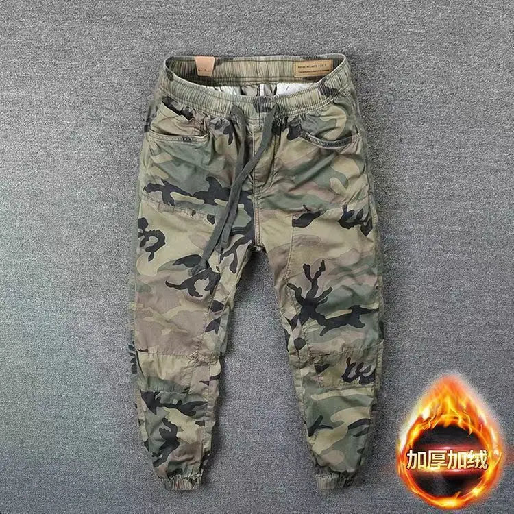 Men's Fleece Camo Cargo Pants