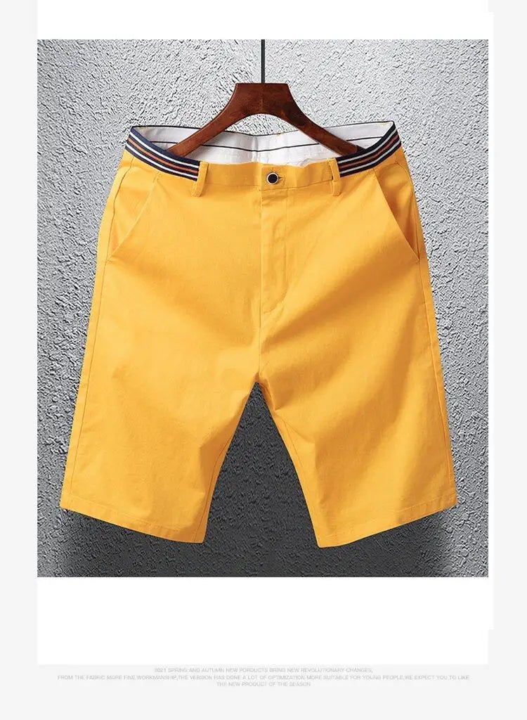 Men's Casual Elastic-Waist Shorts