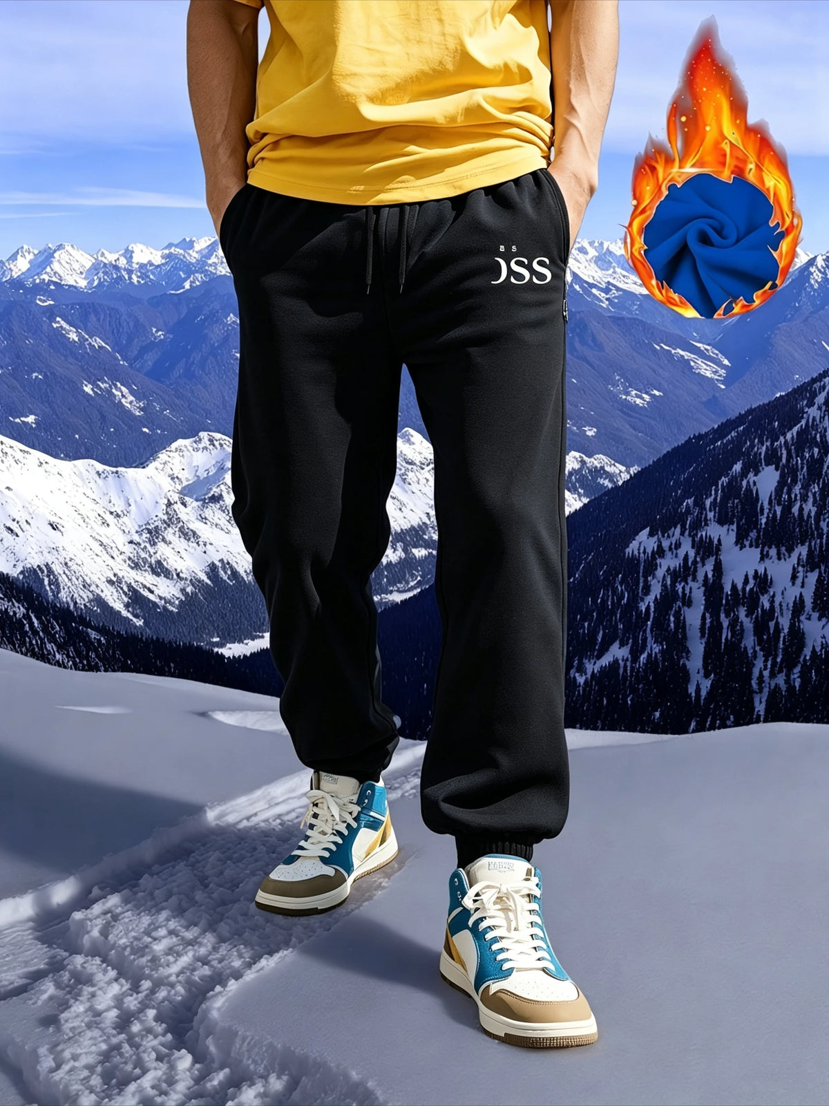 Men's Fleece-Lined Sweatpants